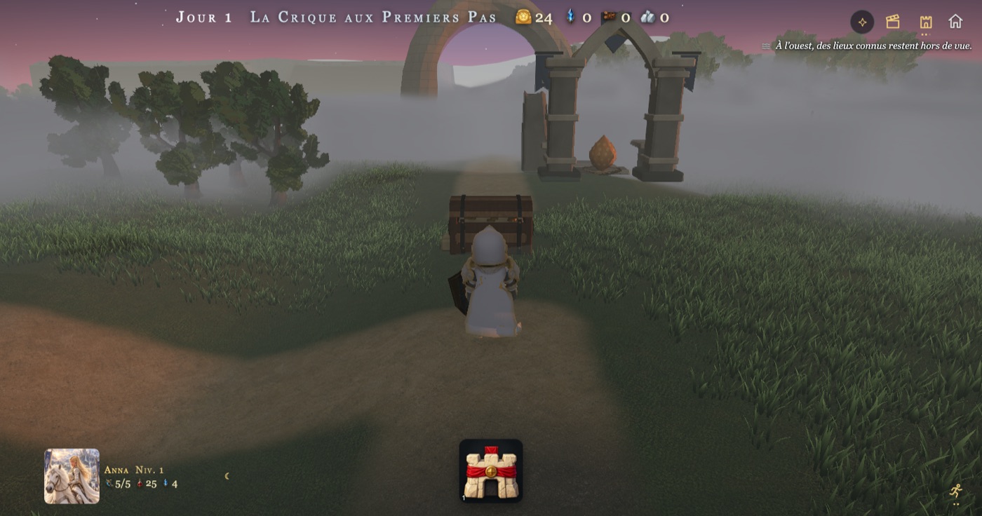 Premier pas sur la carte