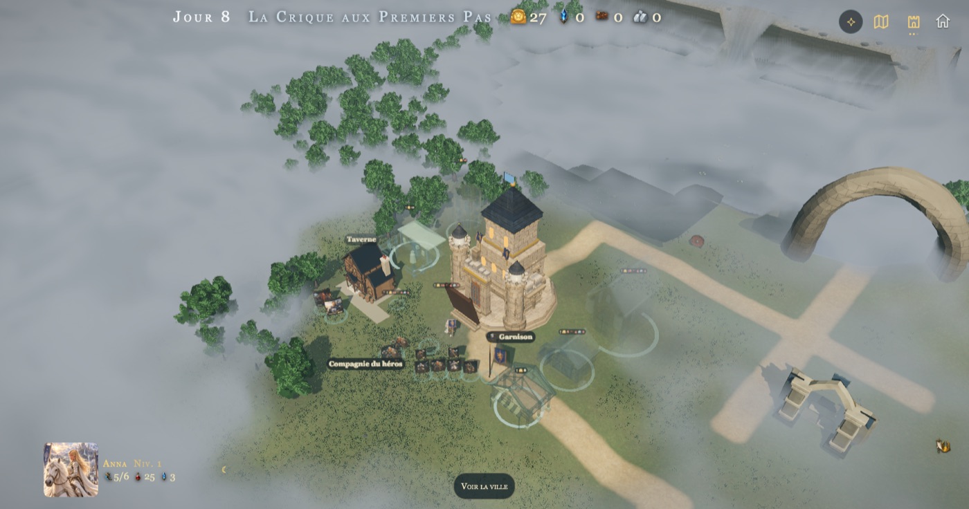 Le Refuge de la Crique, vu depuis la route